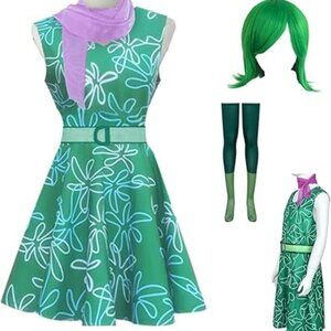 Womens Disgust Inside Out Costume